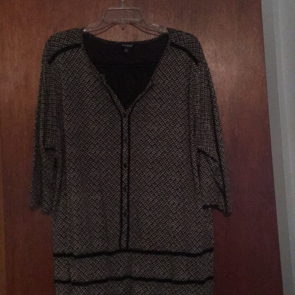 Lucky Brand plus size 2x printed blouse